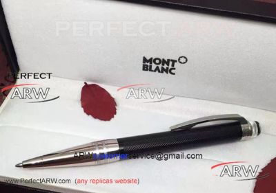 Perfect Replica AAA+ Mont blanc Starwalker Ballpoint Pen - Montblanc Sliver And Black Pen